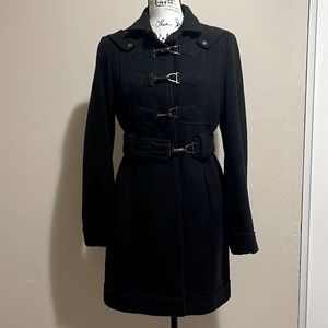 Azona black wool coat